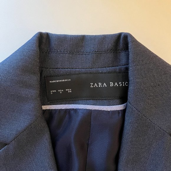 Zara Blazer with Polka Dot Lining - Picture 3 of 7